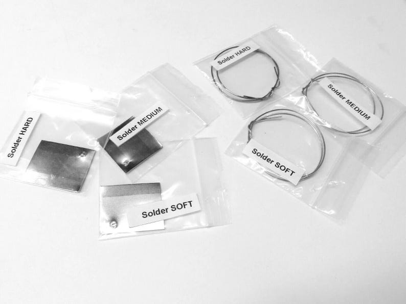 Silver Solder Set For Jewelry Making – Precut Chips & Wire – Soft, Medium, Hard – Easy Welding For Necklaces, Rings, Bracelets, DIY Repairs