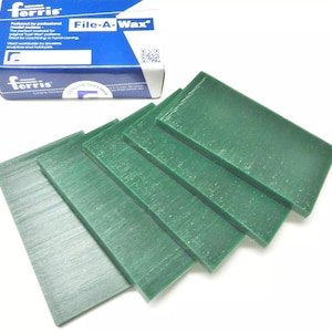 Ferris Carving Wax Tablets: Hårt grönt vax för smyckestillverkning