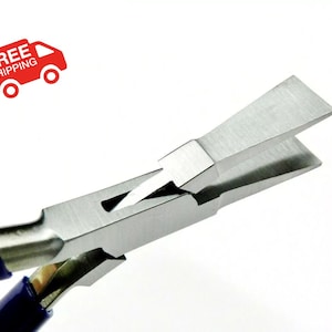 Duck Bill Plier Jewelry Making Metalsmith Tool Wide Duckbill Flat Jaw Pliers 6-1/2&quot; L