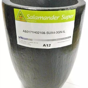 Salamander A12 Clay Graphite Crucible: 18 Kilo Brass Gold Silver Melting