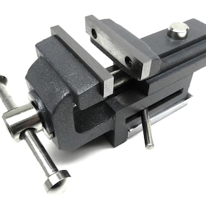 Morsa da orologiaio con ganasce parallele lisce, morsa di precisione interamente in acciaio, piccolo utensile da banco