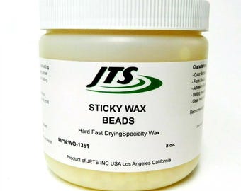 Sticky Wachs Perlen hart schnell trocknend Schmuck machen Wachs Arbeit und Gießen 8oz Glas