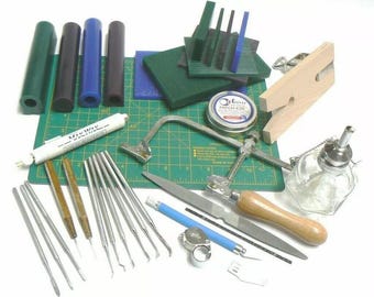 Jewelry Wax Carving Kit: Model Making Tools, Files, Saw, Loupe