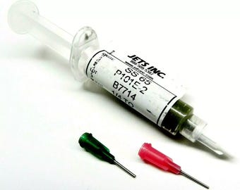 Silver Solder Paste Easy/Soft 65% Silver 1/4 Troy Ounce Syringe Soldering Paste SS65 Made in USA