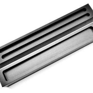 Cast Iron Ingot Mold: 3-Cavity Wire & Bar Plate
