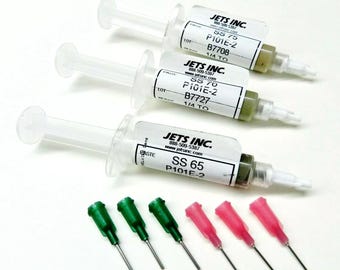 Silver Solder Paste Soft, Medium And Hard 1/4 Toz. Syringe Soldering Paste Made in USA