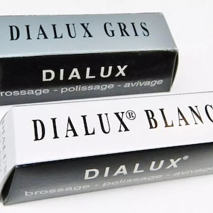 Dialux Weiß Und Grau Poliermittel Juwelier Rouge Silber Polieren von Metallfinish