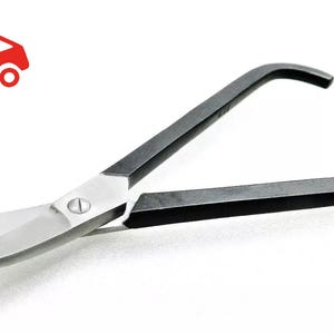 Jewelers Shears Curved Blade Jewelry Making Cutting Circular Shape Metal 7&quot; Snip