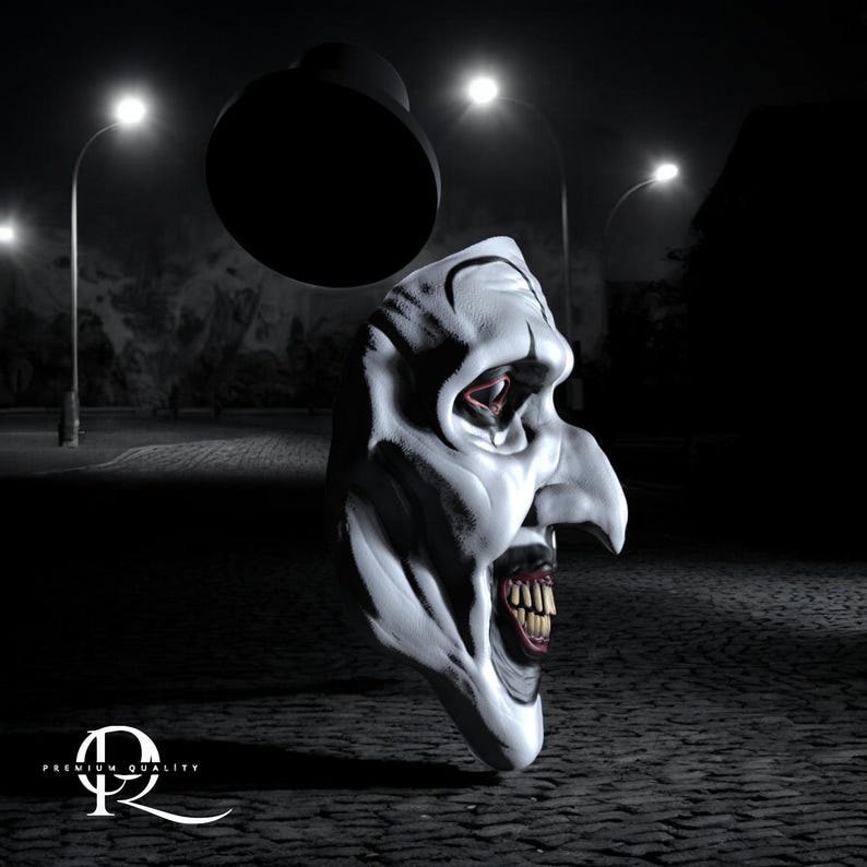 Halloween Clown Terrifier Mask 3D Stl Files Etsy New Zealand