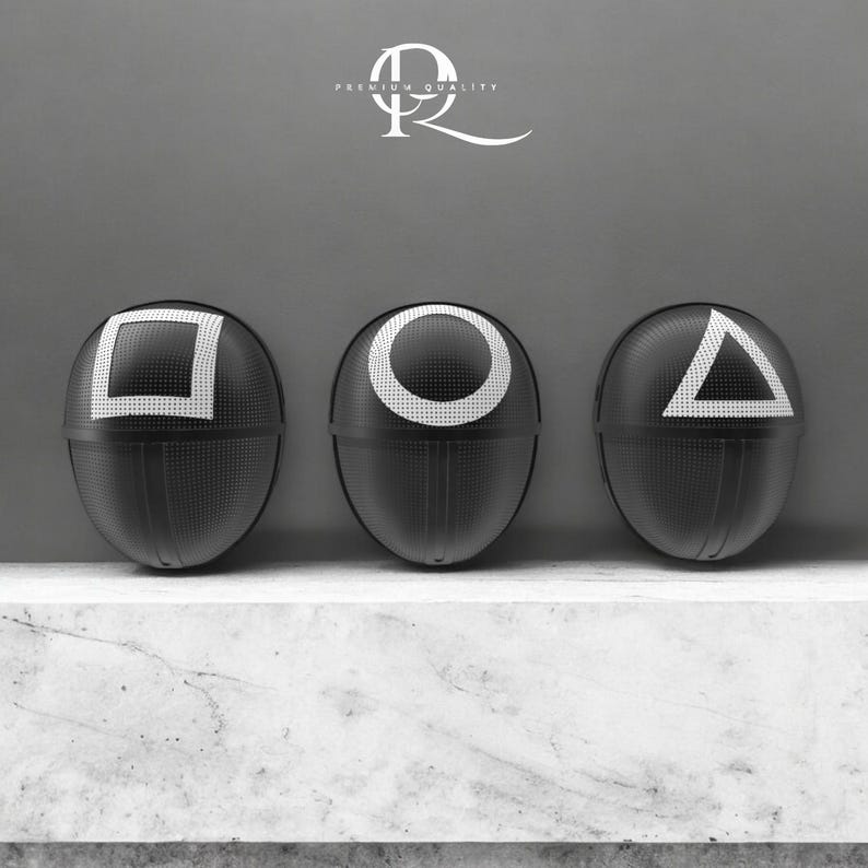 Squid Game Mask 3D Stl Files Etsy