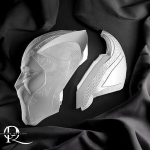 Black Panther Mask 3d Printable Stl - Black Panther Cosplay Mask 3D Stl