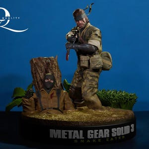 Metal Gear Solid 3 Naked Snake Figure 1/4 1/6 1/10 Scale 3D Stl Files
