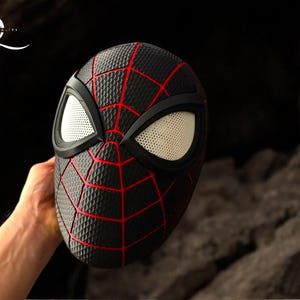 Spiderman Miles Morales Magnetic Mask 3D Stl Files