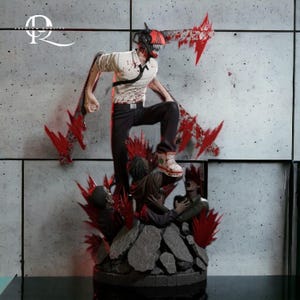Chainsaw Man Denji Figure STL Files - Fan Made 3D Print (Digital Download)