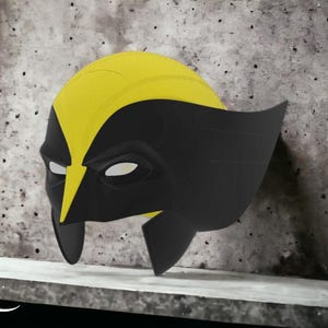 Wolverine Deadpool 3 Mask 3D STL-bestanden - Wolverine magnetische helm Deadpool 3 filmhelm 3D-printerbestanden