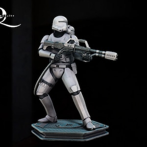 Star Wars Flame Trooper Figure 3D Stl Files - Star Wars Statue  3D Print Files