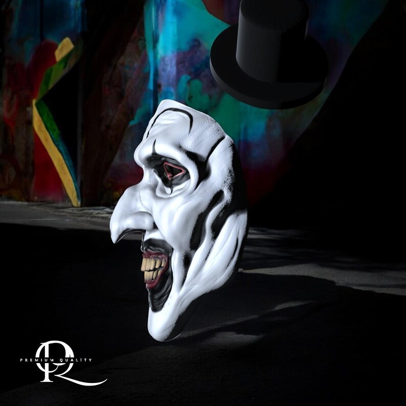 Halloween Clown Terrifier Mask 3D Stl Files Etsy New Zealand
