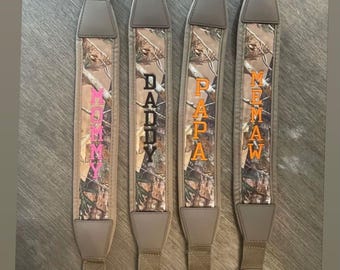 Custom Camo Sling - Personalized Camo Strap - Christmas gift - Fathers Day Gift