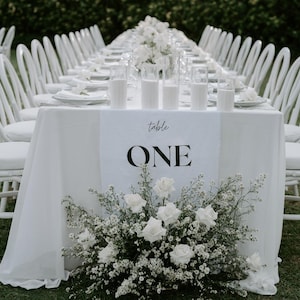Custom Small Fabric Sign | Fabric Table Number | Custom Wedding Fabric Sign | Fabric Wedding Sign | Linen Wedding Sign | Custom Wedding Sign