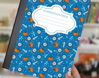 Cubierta de cuaderno de composición imprimible Princesa de medianoche