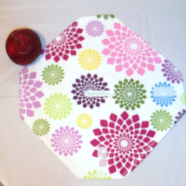 FREE SHIPPING w/ any purchase Wrap-A-Long (Flower Child Spring)- Reusable, Eco-Friendly Sandwich Wrap