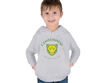 Crocker Highlands Elementary School Centennial peutertrui fleece hoodie, schattig kindersweatshirt schooljubileum, kinderen met capuchon