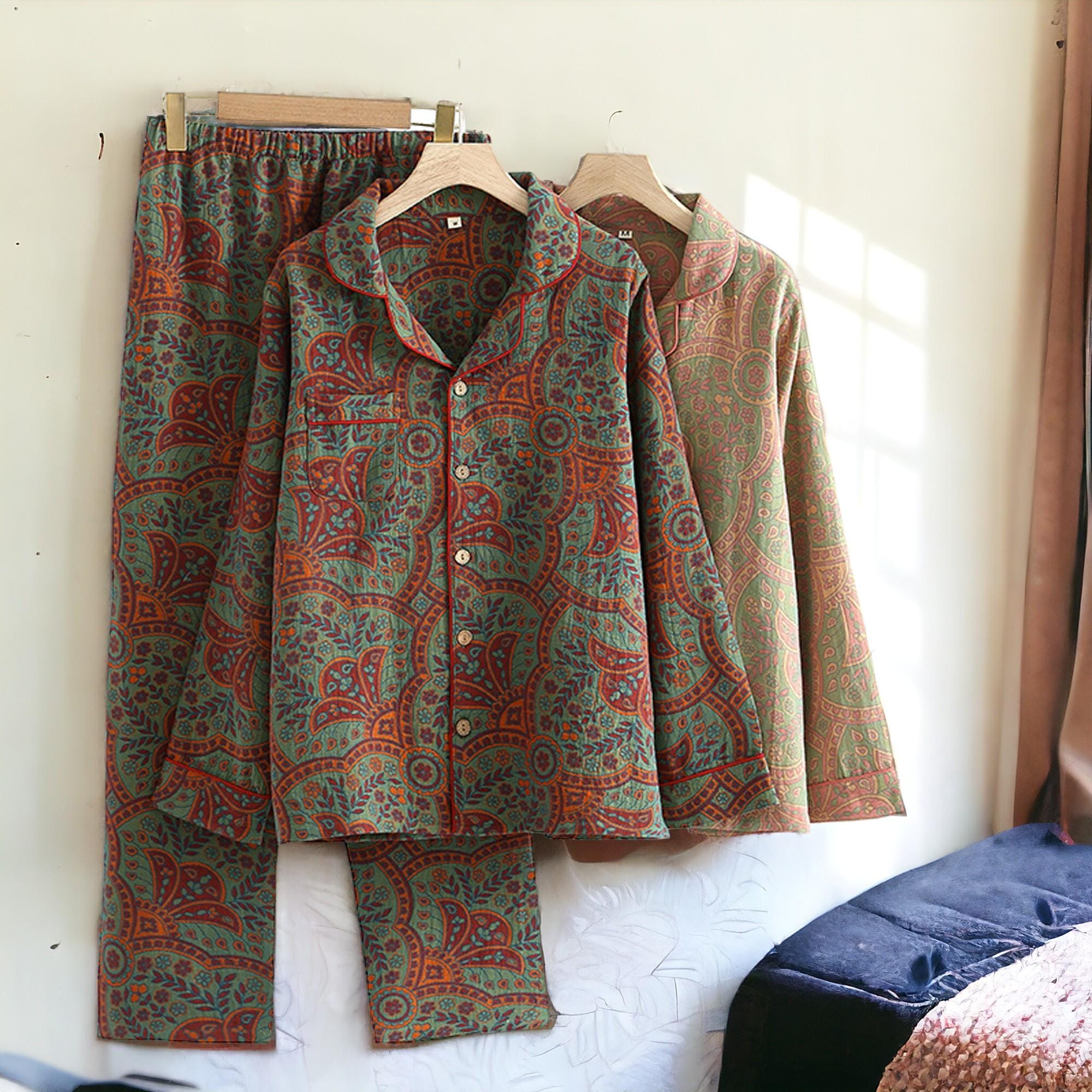 Ladies paisley pyjamas hotsell