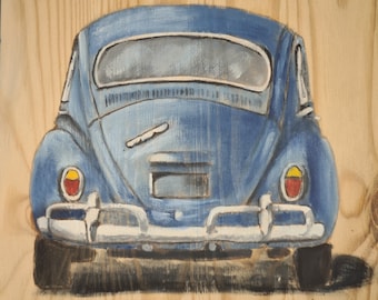 Hand-painted original oil paintings on wood, oil paintings on canvas, kitchen wall decoration fruit, unique oil paintings, modern still life, gifts, VW