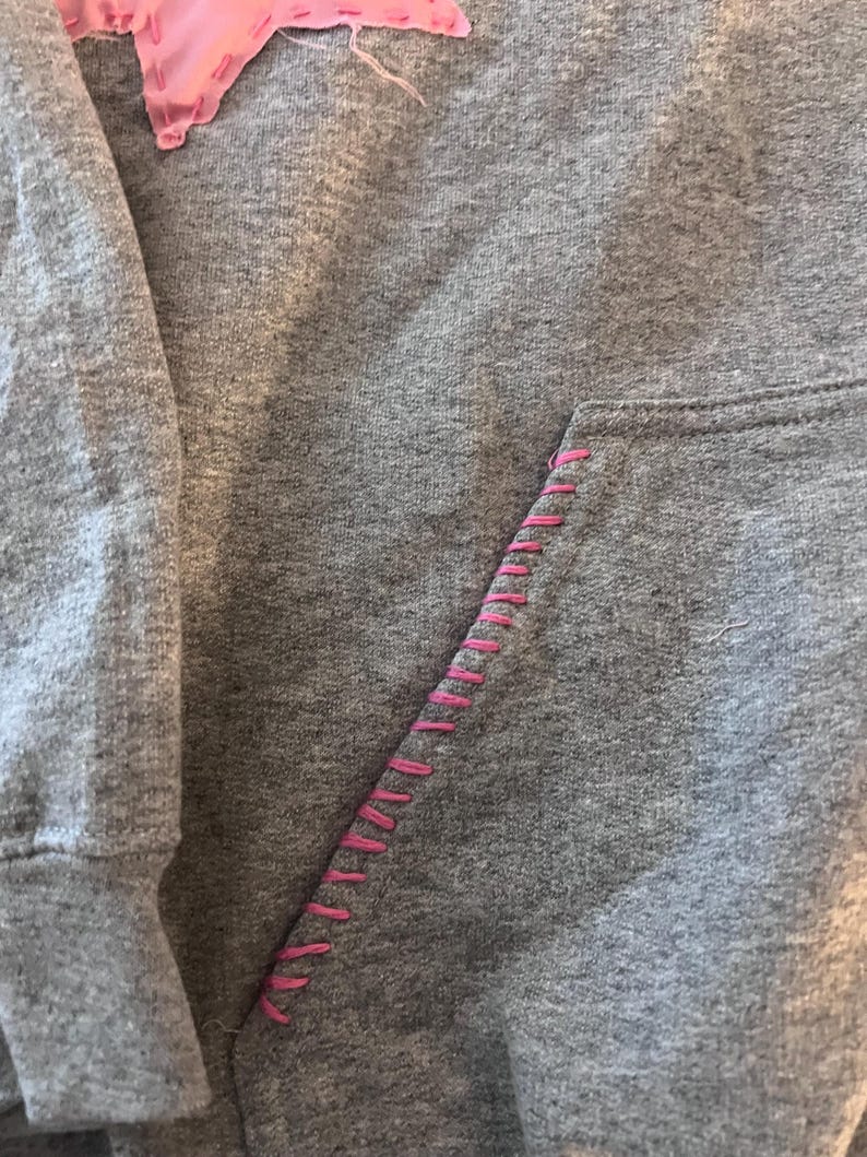 Embroidery Woman Hoodie Star