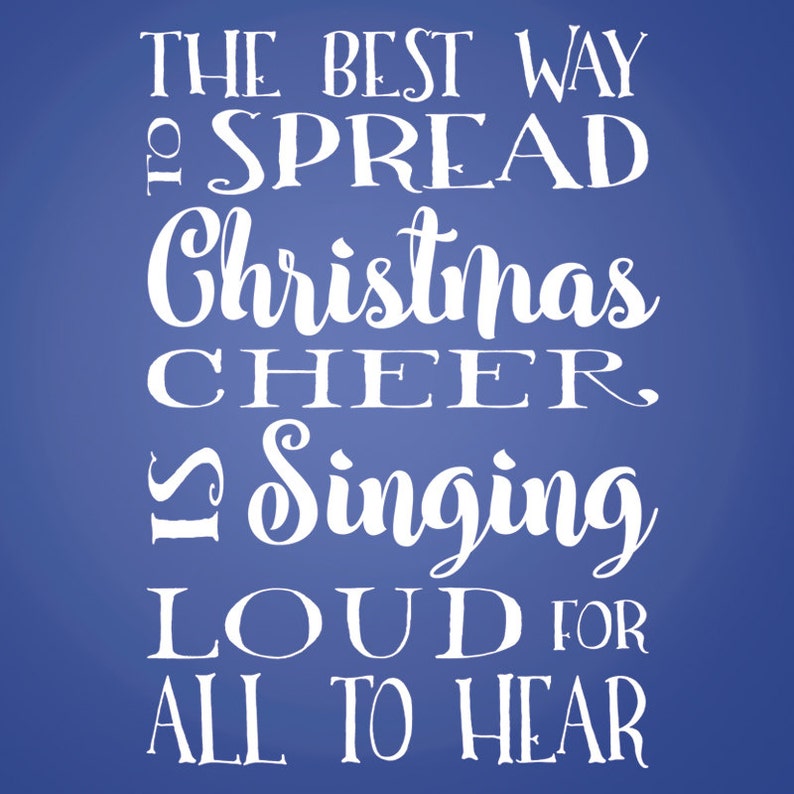 The Best Way to Spread Christmas Cheer Vinyl Wall Decal Elf Etsy