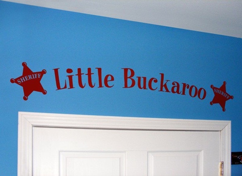 Nursery Decal Little Buckaroo Wall Decor Boys Room Vinyl Etsy