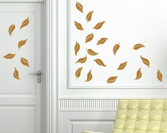 Fancy Fall Leaves, Autumn decor, Door decals for fall, Halloween window decals, holiday decals