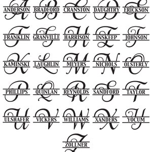 Custom Wedding Cornhole Decals, Name Monogram, Set of Two Cornhole Board Decals, DiY Wedding Sign, personalized image 3