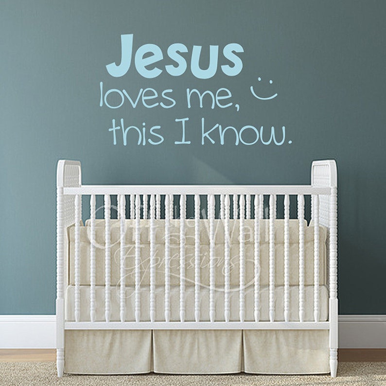 Loves Me Vinyl Decal Children S Wall Art Sticker Bedroom Decor Nursery Religious Decals