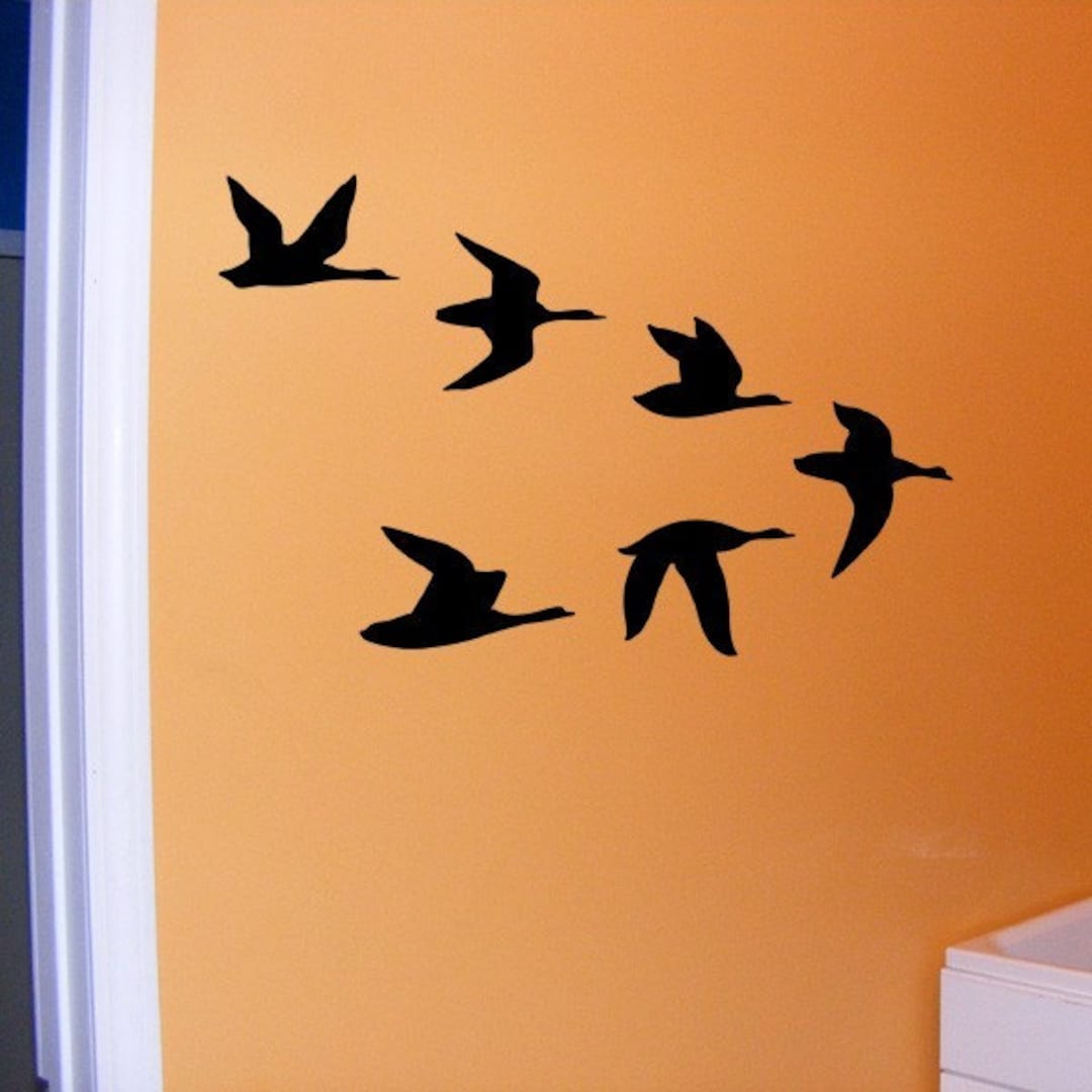 Bird In Flight Sticker Birds in Flight, Vinyl Decal - Etsy