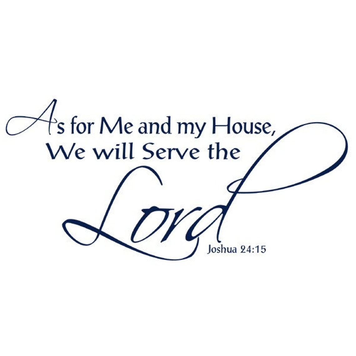 Serve the Lord vinyl decal | Etsy