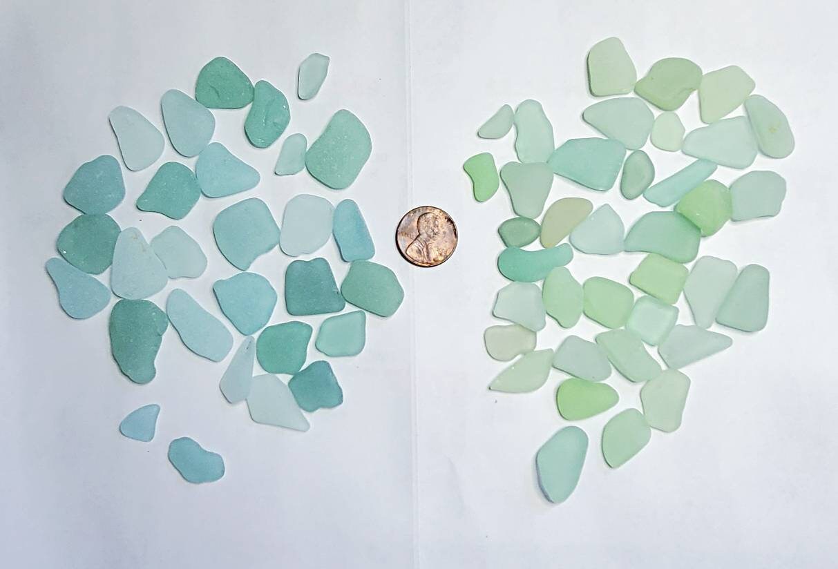 Hawaiian seaglass bulk sea glass pieces aqua sea glass Etsy