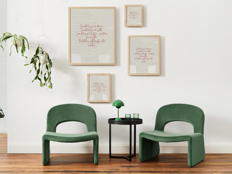 Post Malone Nosedive Lyrics Art Red Etsy