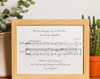 My name in music, Personalized musical gift with name, Personalized sheet music with your name, Personalized gift for musicians