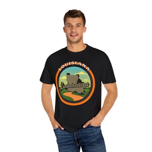 Louisiana Shirt State Tee Comfort Colors Gift