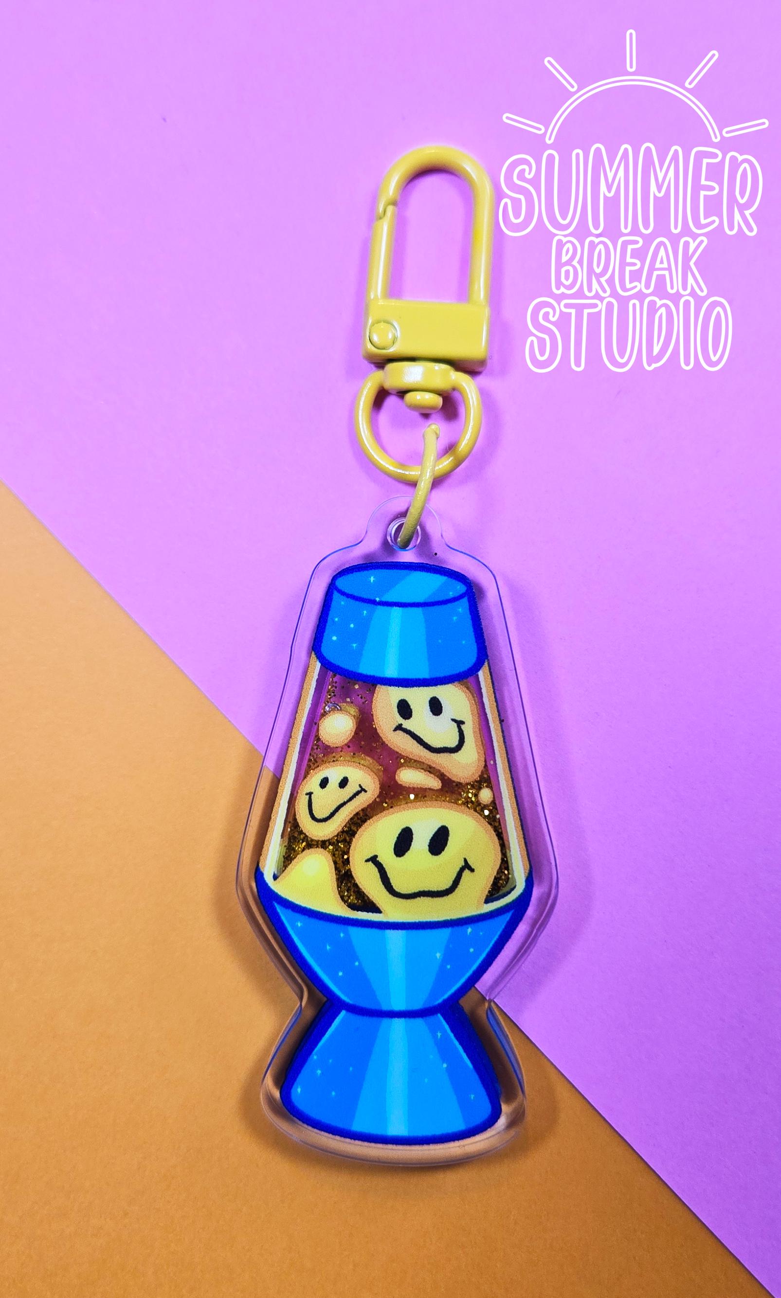 Lava Lamp Glitter Shaker Acrylic Keychain Charms | Nostalgia | Gift - Etsy