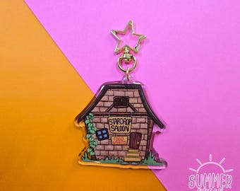 Stardew Valley Stardrop Saloon Acrylic keychain | cozy gamer gift | stardew lovers