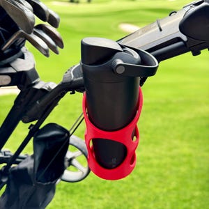 Golf Push Cart Bottle Holder: Universal Fit for Yeti, Owala, Hydro Flask