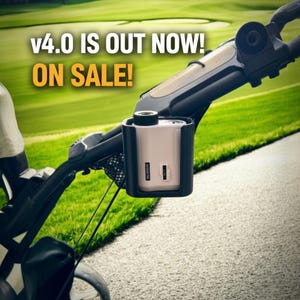 Soporte para telémetro para carritos de golf: compatible con CaddyTek y Clicgear - RangeLock