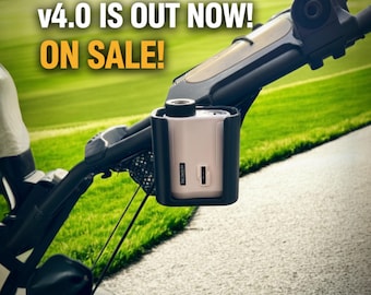 Afstandsmeterhouder voor golfkarretjes: compatibel met CaddyTek en Clicgear - RangeLock