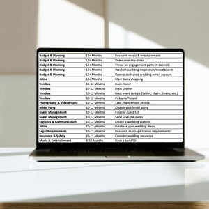 Editable Wedding Planning Spreadsheet | Timeline & Checklist, Wedding Planner Spreadsheet, Wedding Checklist, Wedding Planning Checklist
