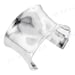 2" Wide Concave 925 Sterling Silver Cuff Bracelet