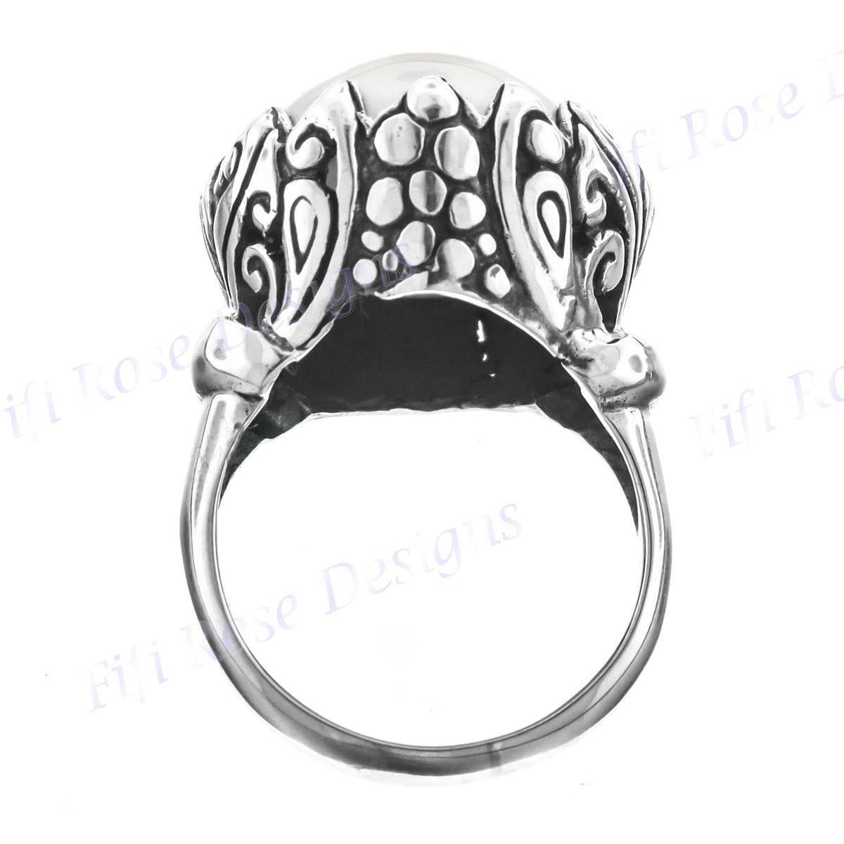 Ring Silber 925 Gehämmert | R 925 Geh 1