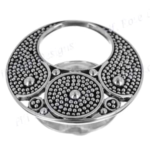 Granulation Filigree Bali Handmade Bali 925 Sterling Silver Ring