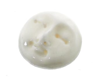 3/8 "10 mm 1-5-10 Stück geschlossene Augen Sonne Mond Gesicht Bison Knochen Cabochon Cabochon